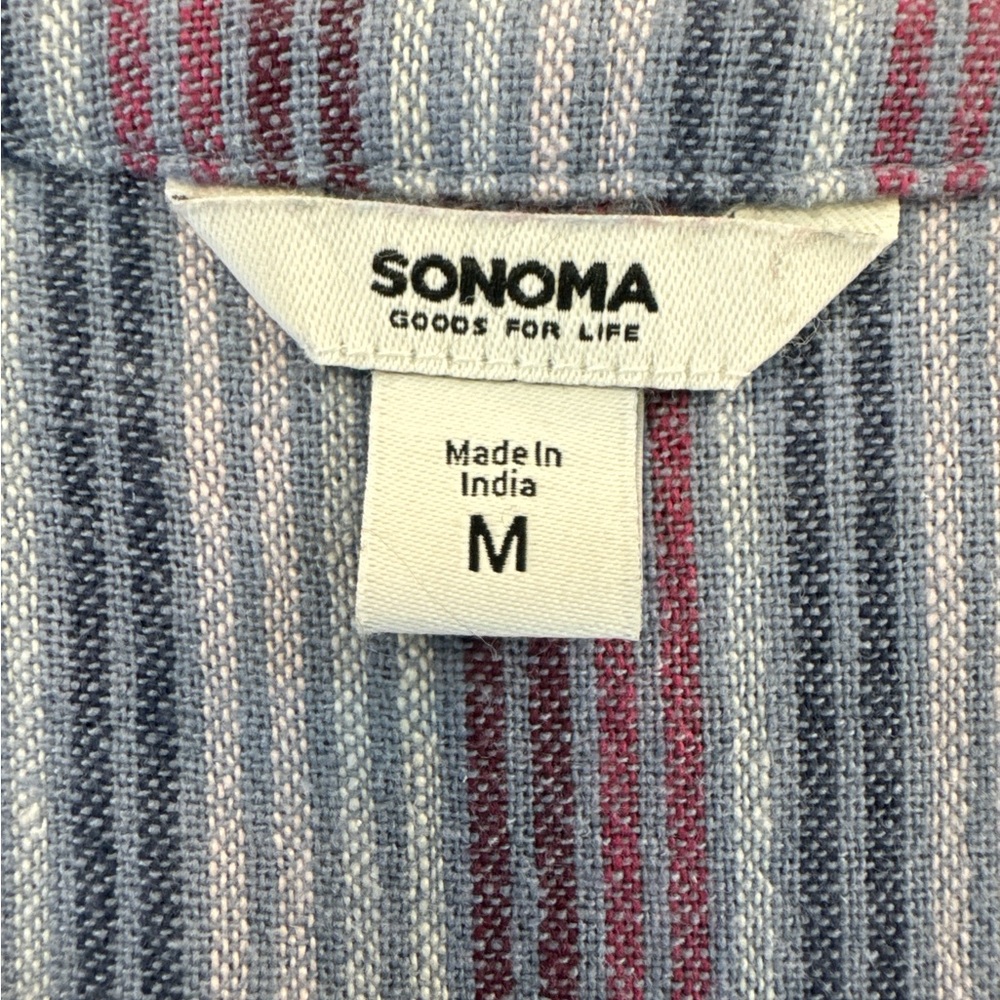 Sonoma Striped Knit Dress in Blue and Pink - Picture 6 of 8